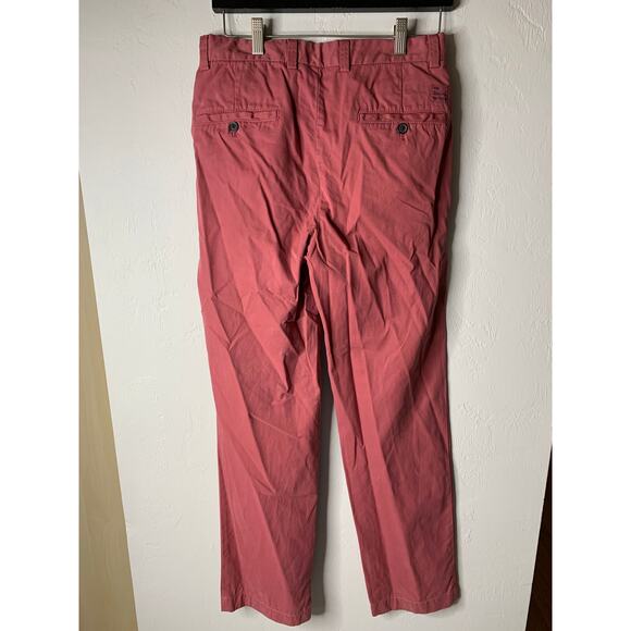 Brooks Brothers Men's Clark Maroon Pants Size W30/L34 - Picture 2 of 7
